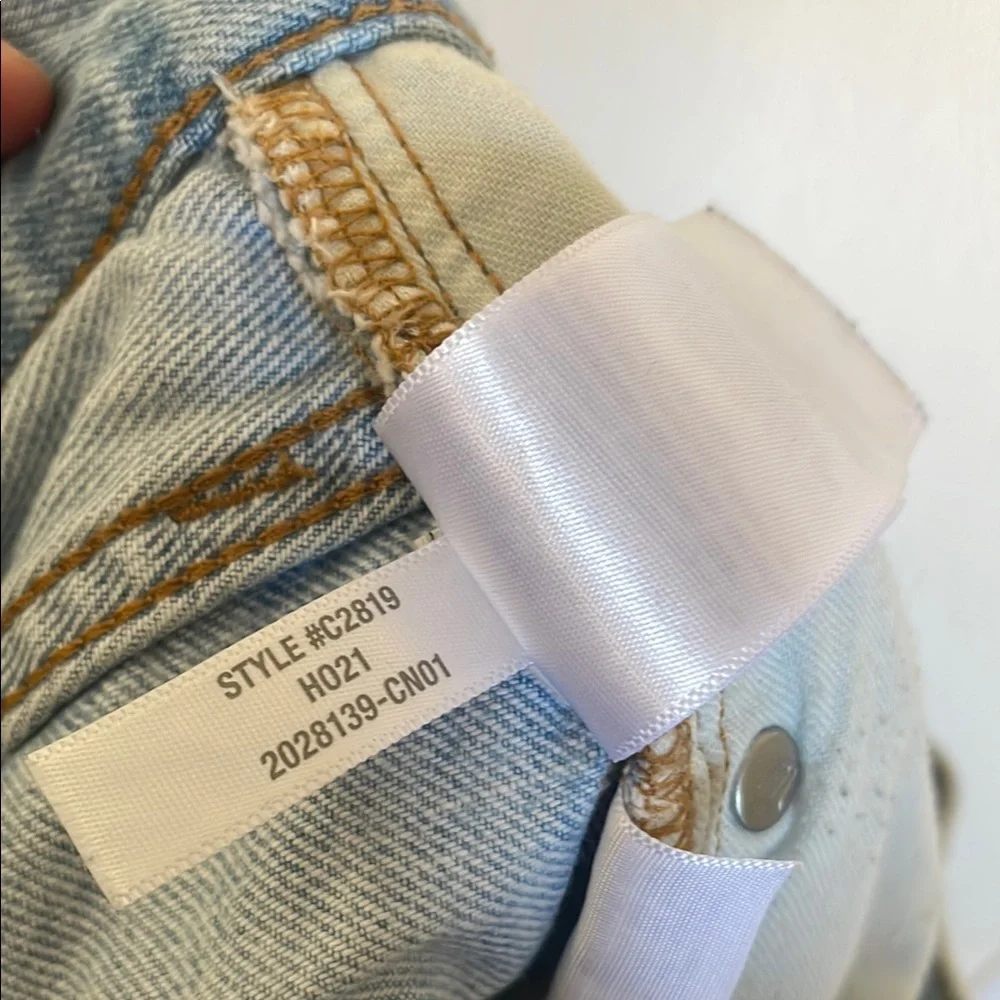 Madewell The Perfect Vintage Jean High Waisted Straight Tapered Slim Leg C2819